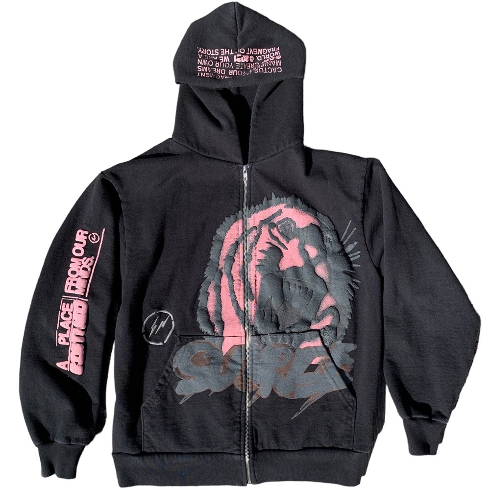 Travis Scott Cactus Jack For Fragment Sunrise Zip Up Hoodie